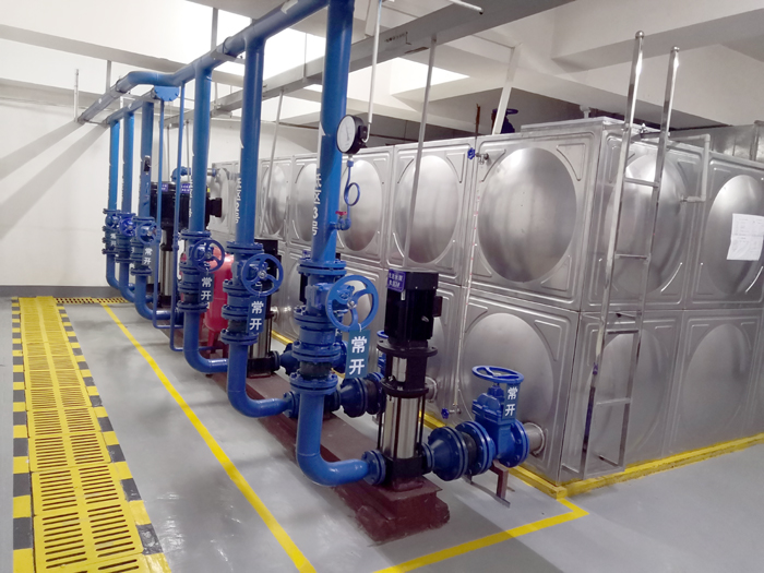 平安財(cái)富中心商務(wù)辦公樓生活變頻恒壓供水成套設(shè)備